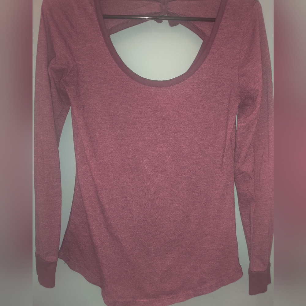 Women's Long Sleeve Top - Purple